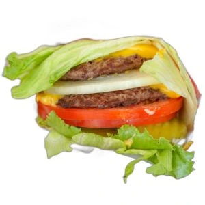In N Out lettuce wrap