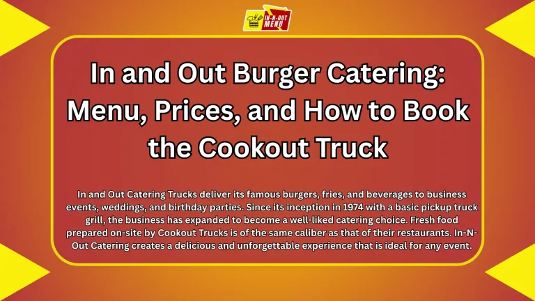 in and out burger catering